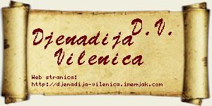 Đenadija Vilenica vizit kartica